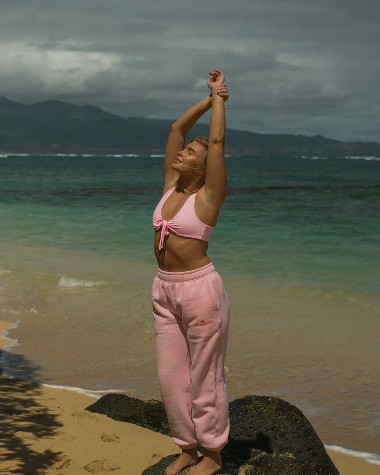 Puff Sweatpants in Pink - Image 5